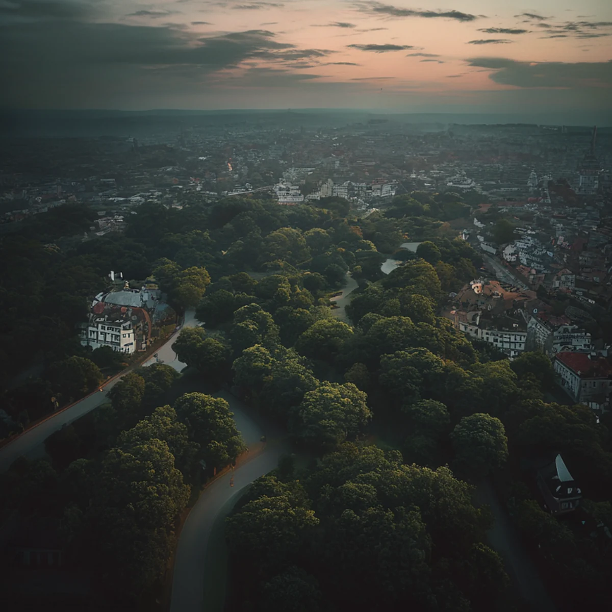 Ein schöner Stadtpark für entspannte Spaziergänge