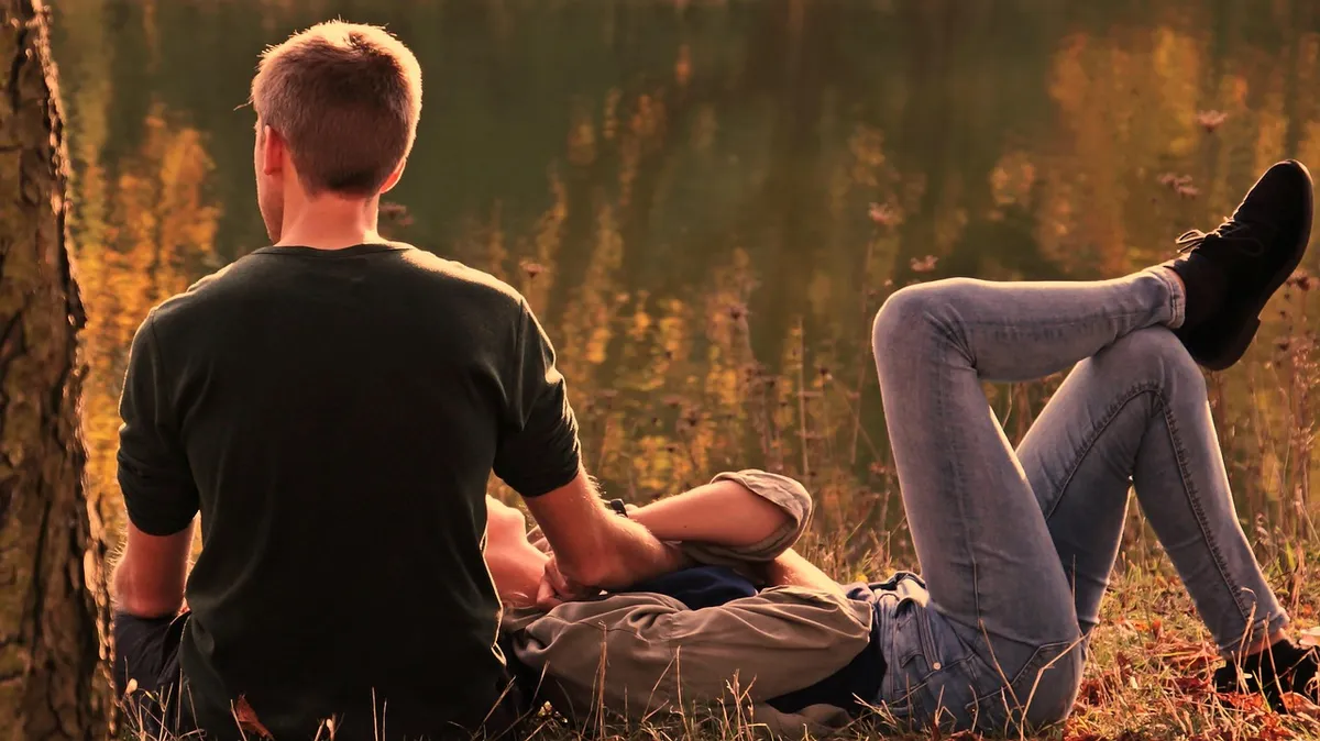 happy valentines day, couple, love, outdoors, pair, park, lovers, man, male, boy, woman, female, girl, romance, joy, happiness, romantic, date, together, relati
